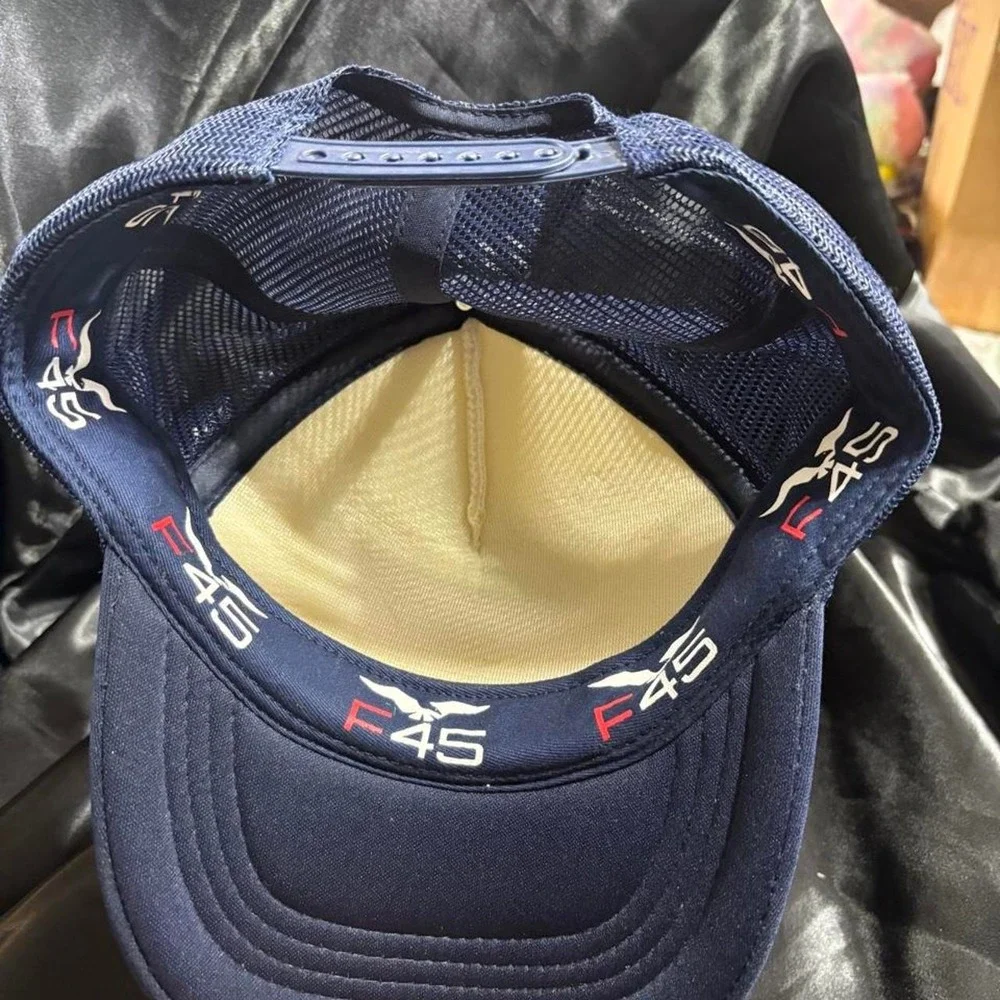 F45 excellent condition foam trucker hat functional 45